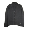 Emporio Armani Rubber Logo Cardigan Black