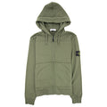 Stone Island 60220 Zip Up Hoodie 60220 Khaki V0058