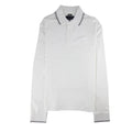Armani Jeans Aj Embossed Logo L/s Polo White