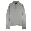 Armani Jeans Aj Embossed Logo L/s Polo Light Grey
