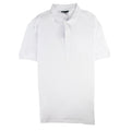 Armani Jeans Rubber Logo Short Sleeve Polo White