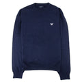 Armani Jeans Lightweight Patch Logo Sweatshirt Navy Blue