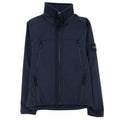 Stone Island Soft Shell-r Hooded Jacket Navy