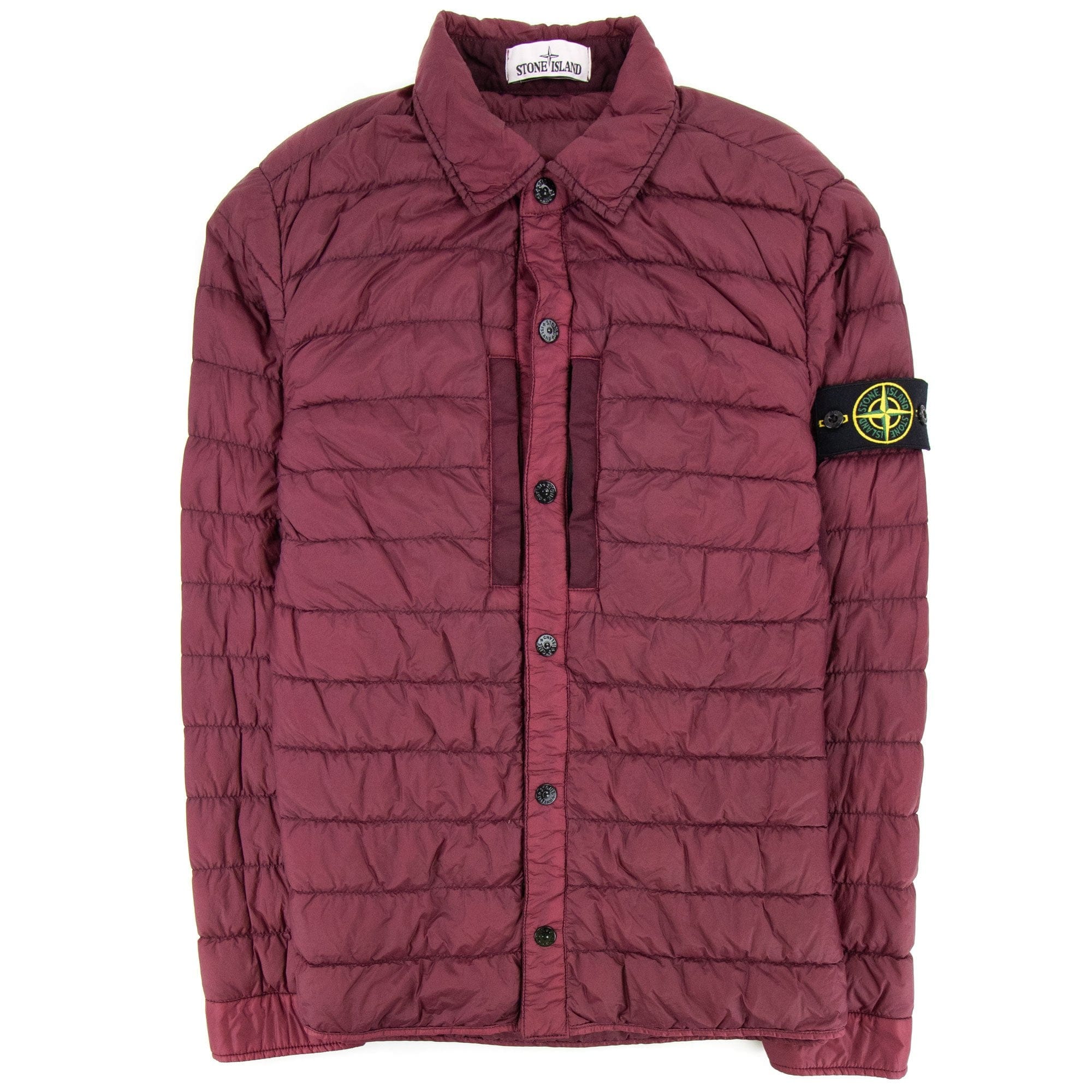 Stone Island Garment Dyed Micro Yarn Jacket Red V0012