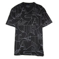 Armani Jeans Jersey Logo Print T Shirt Black
