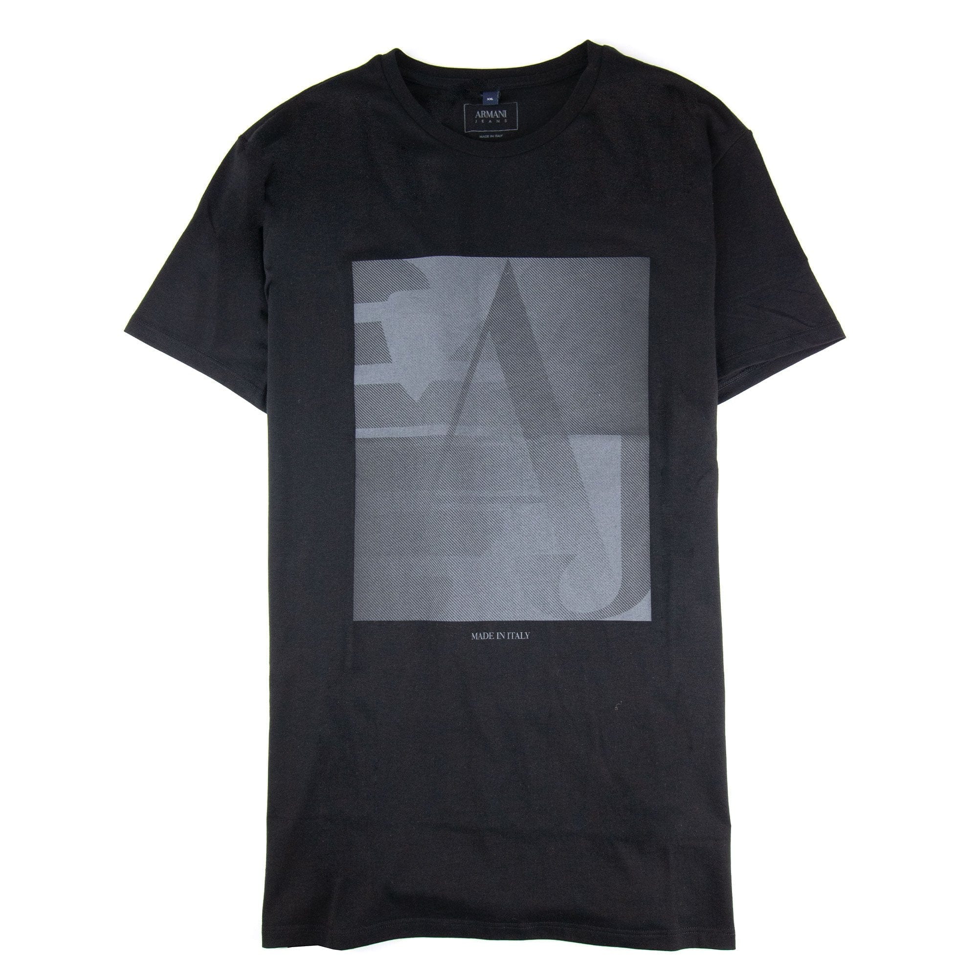 Armani Jeans Collezioni Logo T Shirt Black