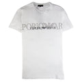 Emporio Armani Logo Print S/s T Shirt White