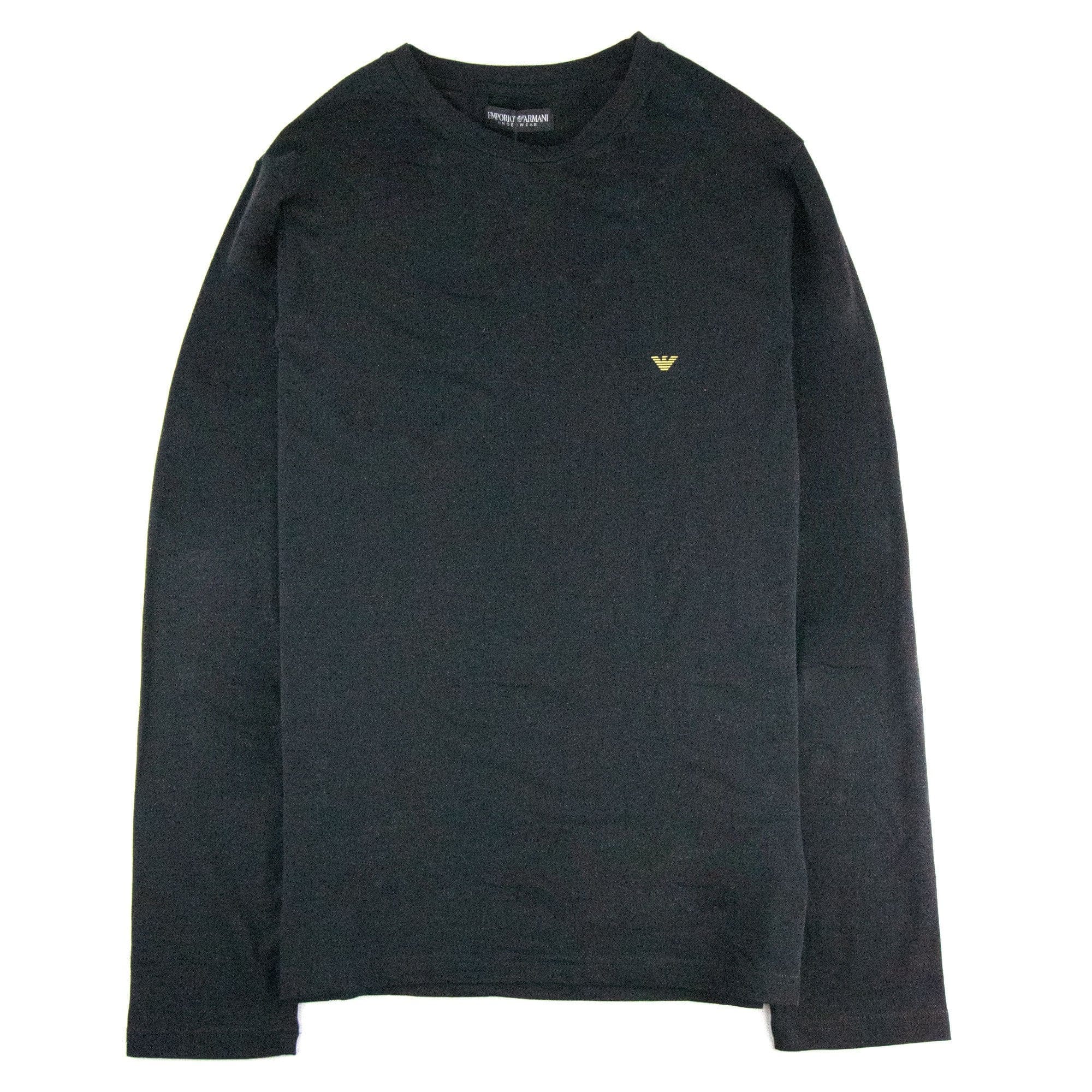 Emporio Armani Eagle Logo L/s T Shirt Black