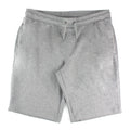 Armani Jeans Aj Rubber Logo Cotton Shorts Melange Grigio