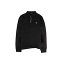 Armani Jeans Silver Trim L/s Polo Black