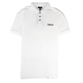 Armani Jeans Chest &amp; Back Logo S/s Polo White