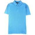 Emporio Armani Stripe Back Logo S/s Polo Turquoise