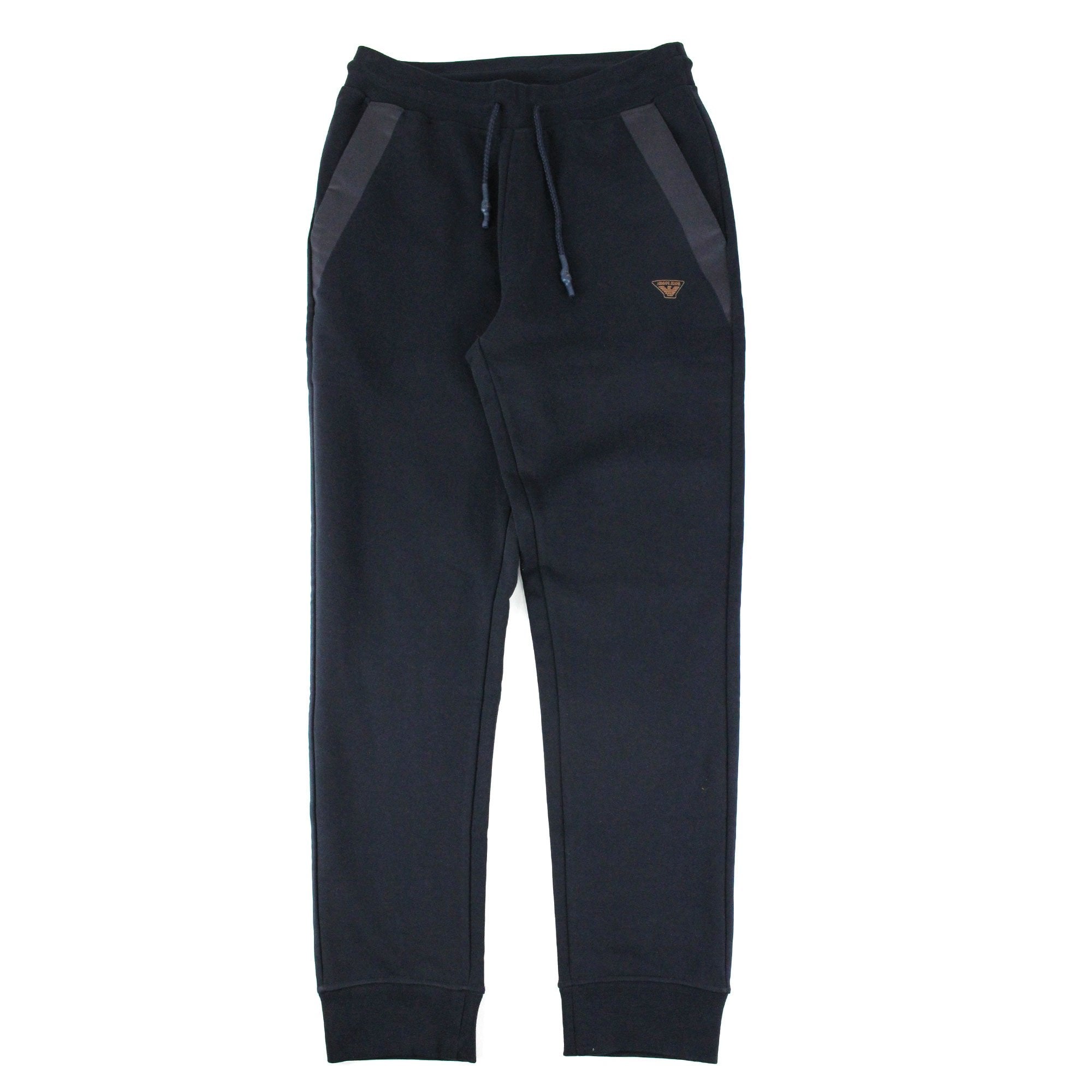 Armani Jeans Rubber Eagle Logo Pants Blue Notte