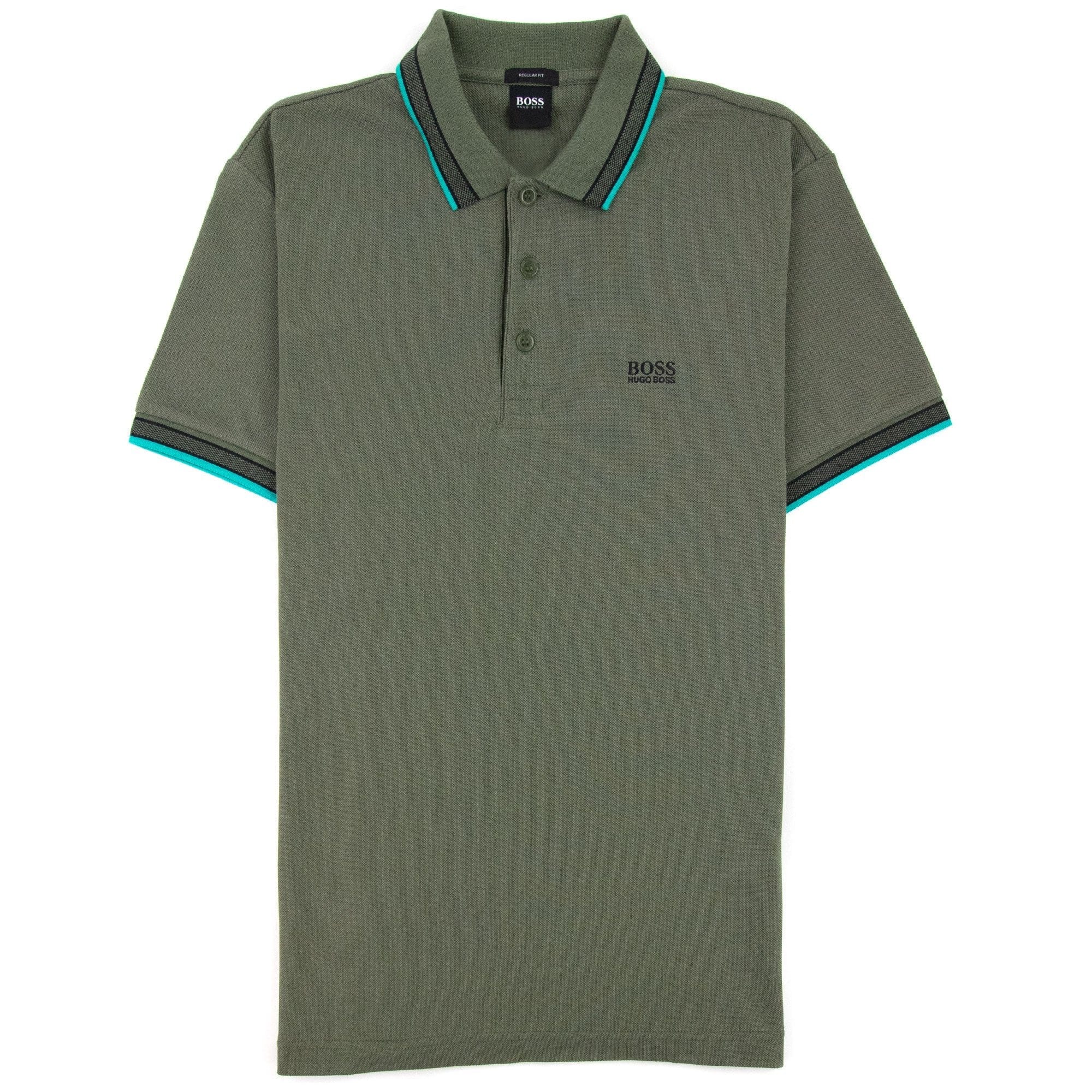 Hugo Boss Paddy Short Sleeve Polo Shirt Khaki 307