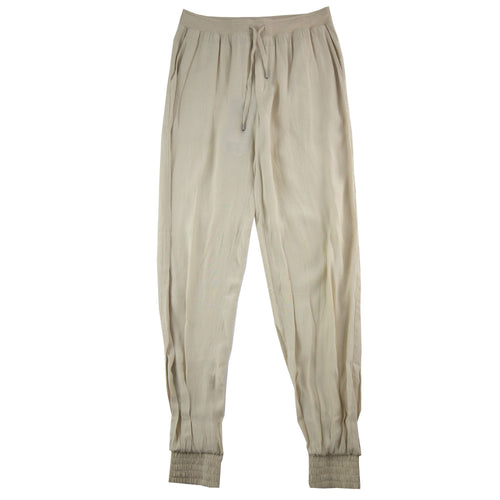 Armani Jeans Women Tessuto Fabric Cuffed Pantalone Camel
