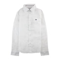 Armani Junior Embossed Eagle Logo L/s Shirt White