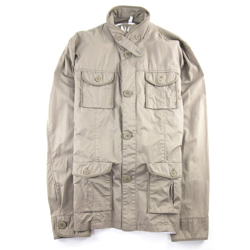 Armani Jeans Multi Pocket Button Up Jacket Tortora