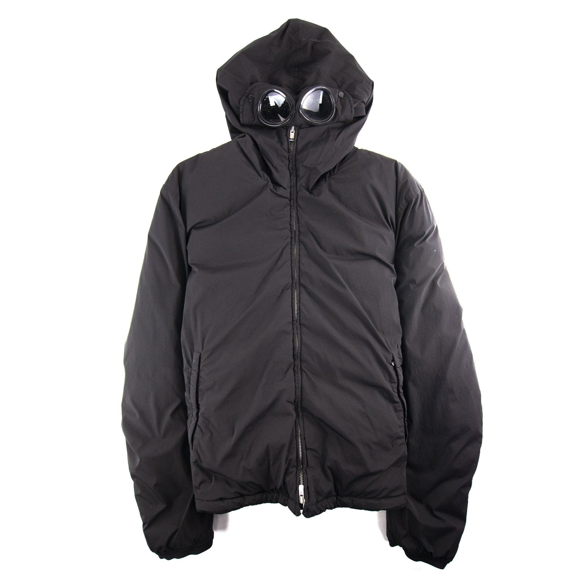 Cp Company Padded Parka With Goggle Hood Black 999