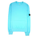 Cp Company Light Fleece Lens Crew Sweatshirt Teal