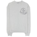 Moncler Embroidered Logo Crewneck Sweatshirt Grey 905