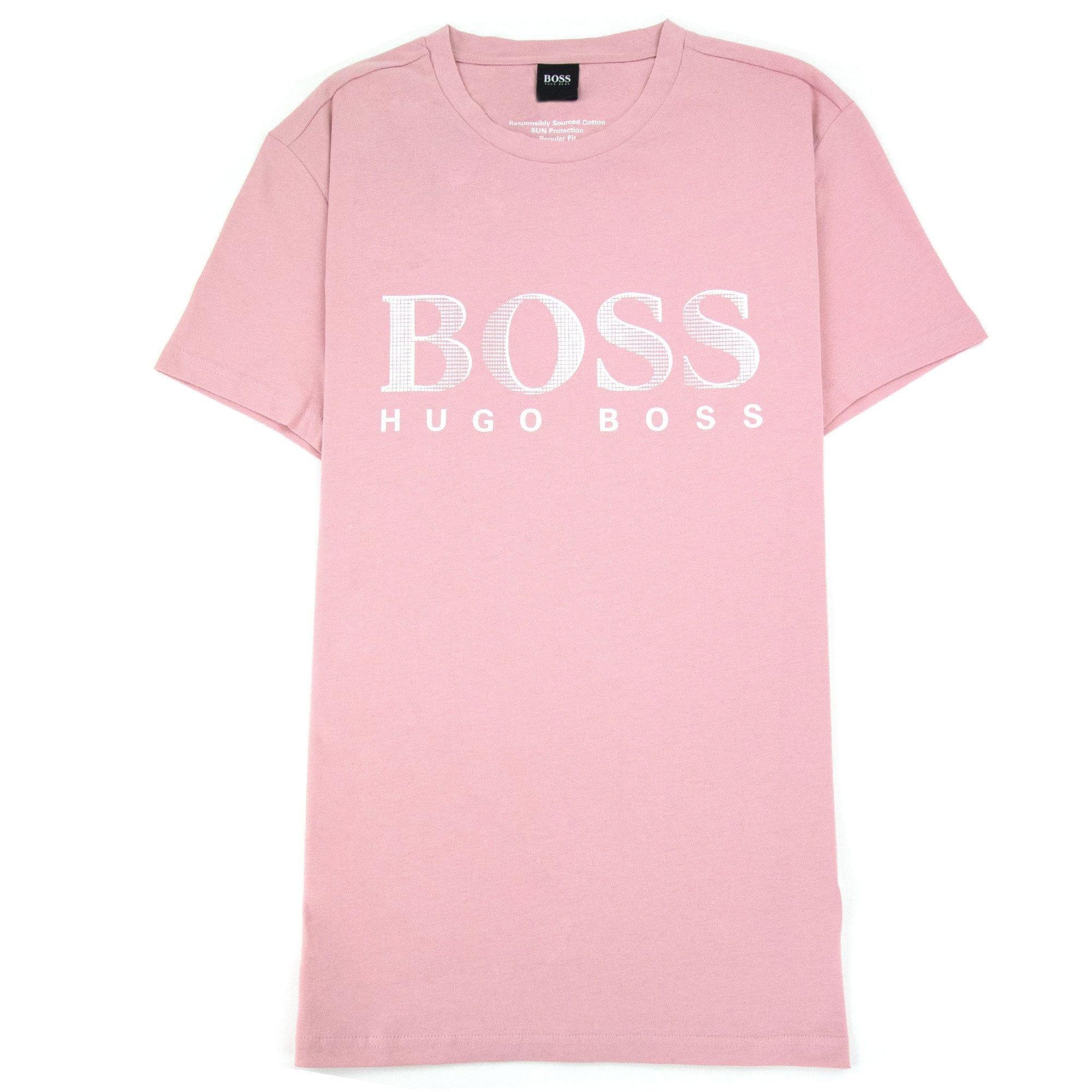 Hugo Boss Rn Uv-protection T-shirt Light Pink 690