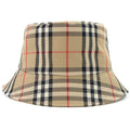 Burberry Vintage Check Technical Cotton Bucket Hat Beige