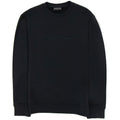 Emporio Armani Embroidered Signature Logo Sweatshirt Black 999
