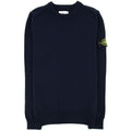 Stone Island 535a3 Lambswool Knitwear Navy V0020