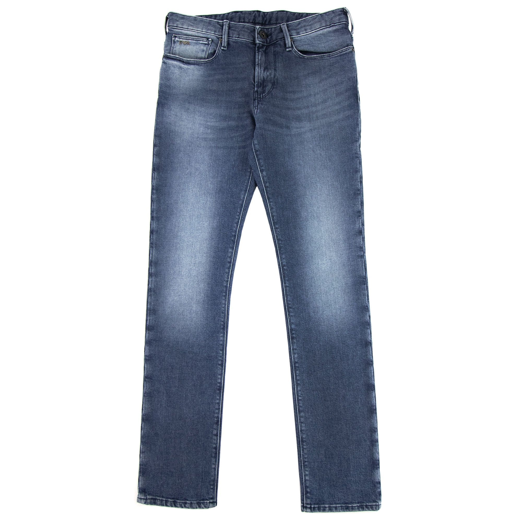 Emporio Armani J06 Five Pocket Slim Fit Jeans Denim Blue 942