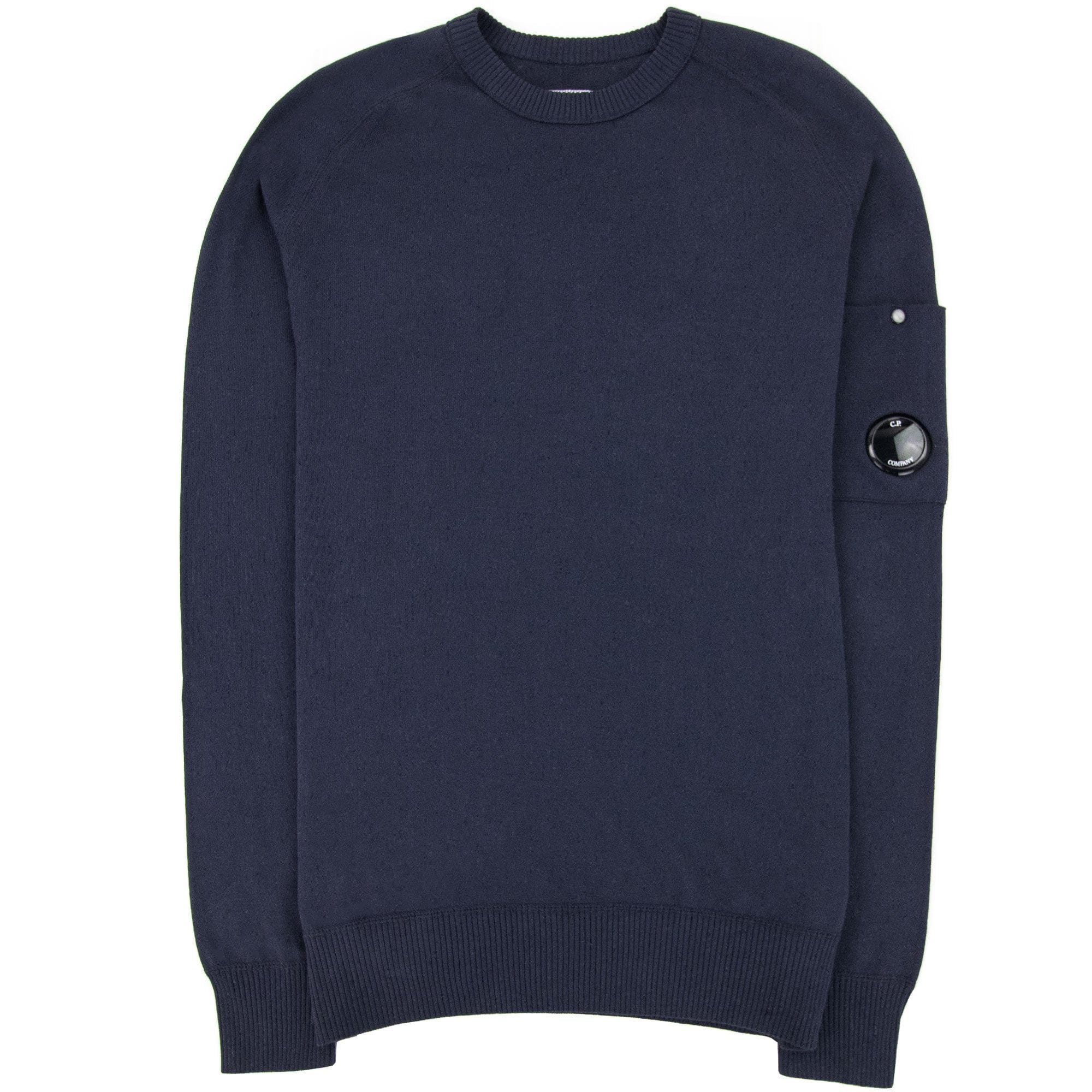Cp Company Sea Island Medium Lens Sweater Navy 888