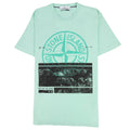 Stone Island Block One T Shirt Mint Green V0044