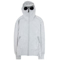 CP Company Front Goggle Diagonal Fleece Hoody Grey M93