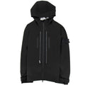 Stone Island 40501 Twin Zip Shell Jacket Black V0029