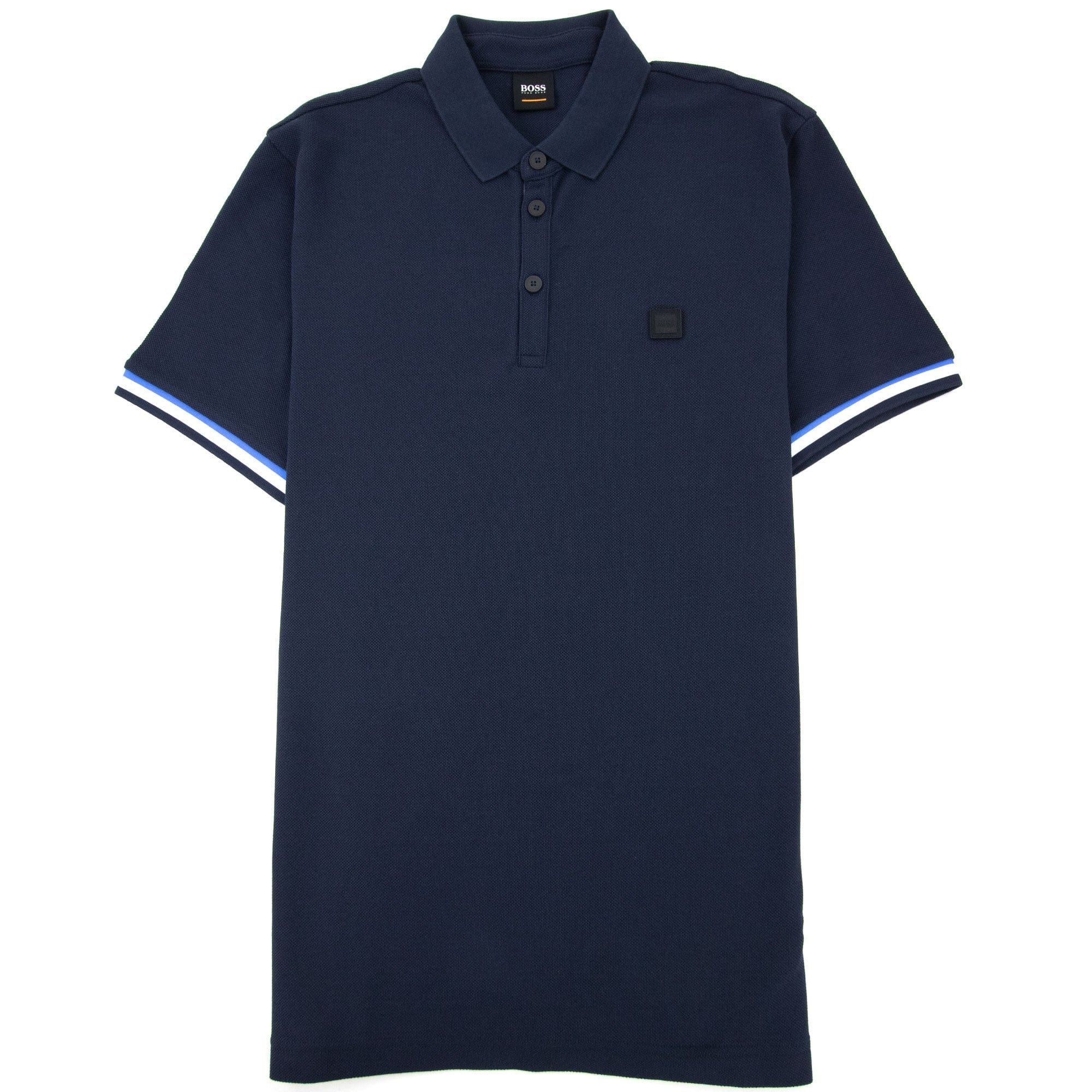 Hugo Boss Printcat Rubber Logo S/s Polo Navy 404
