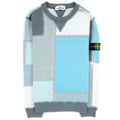 Stone Island Junior 62745 Camo Crew Neck Sweatshirt Grey V0064