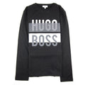 Hugo Boss Kids Printed Logo L/s T Shirt Black