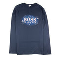 Hugo Boss Kids Logo L/s T Shirt Navy