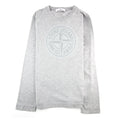Stone Island Junior 21154 Compass L/s T Shirt Grey V1064