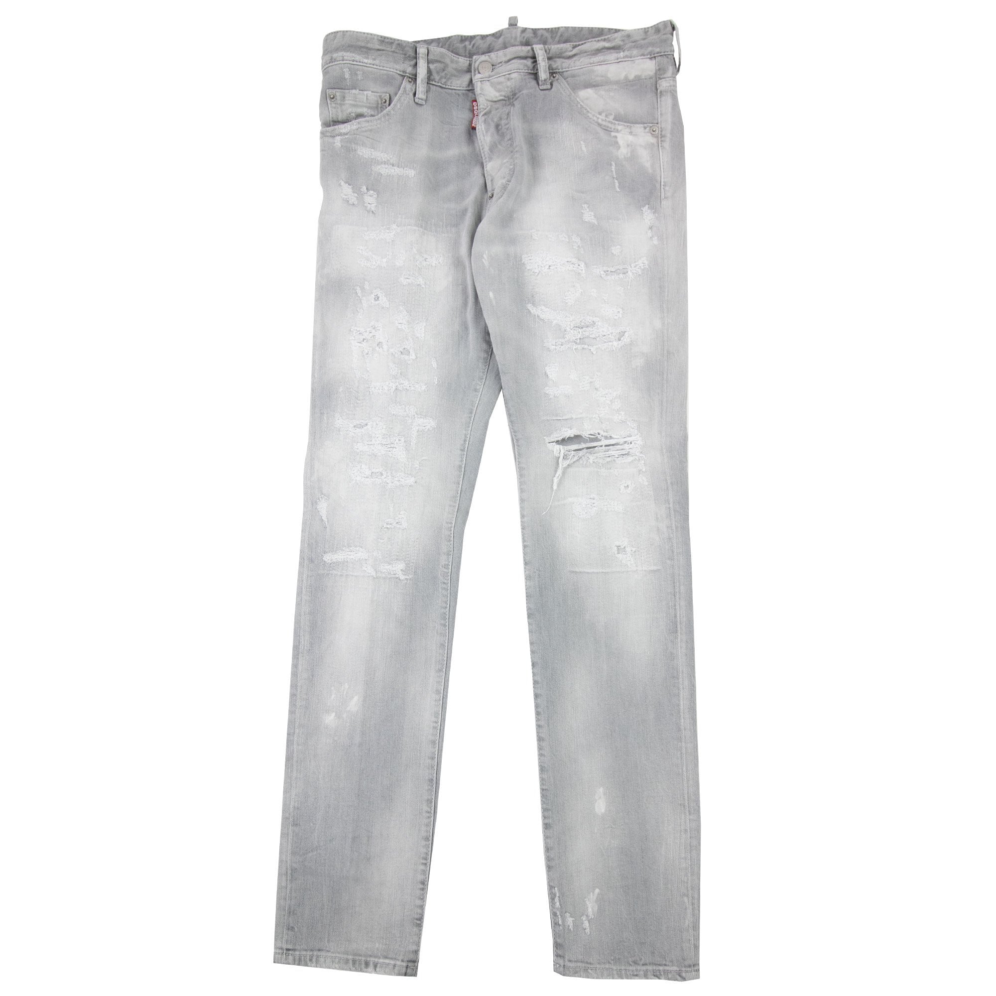 Dsquared2 Piranha Grey Denim Wash Cool Guy Jeans Grey 852