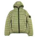 Stone Island Lightweight Down Puffa Jacket Green V0055