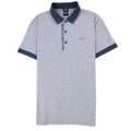 Hugo Boss Paule 4 Short Sleeve Polo Shirt Grey/navy
