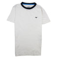 Armani Junior Logo Crewneck T Shirt White
