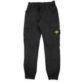 Stone Island 31303 Stretch Cotton Tela Paracadute Garment Dye Black V0029