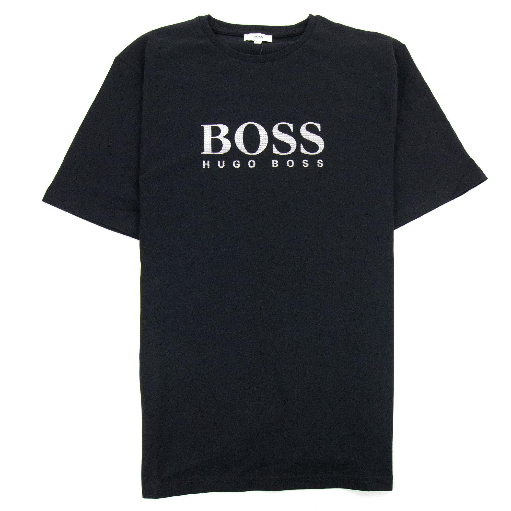 Hugo Boss Kids Printed Logo T Shirt Black
