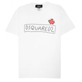 Dsquared2 Logo Super Crew T Shirt White 100