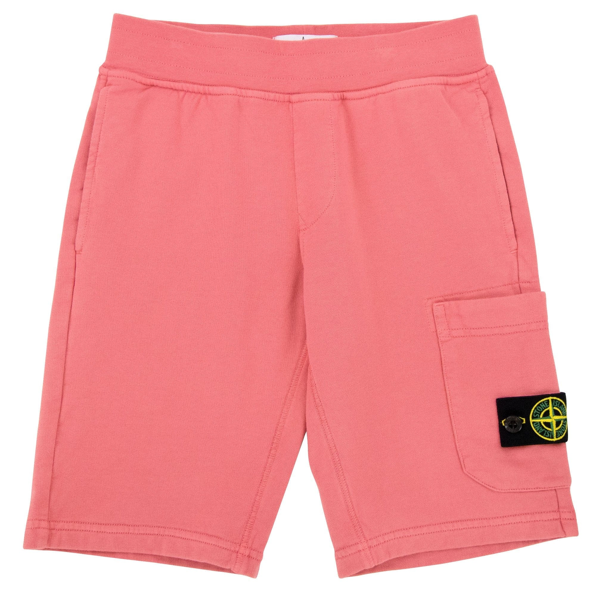 Stone Island Junior S/s Shorts Fuchsia