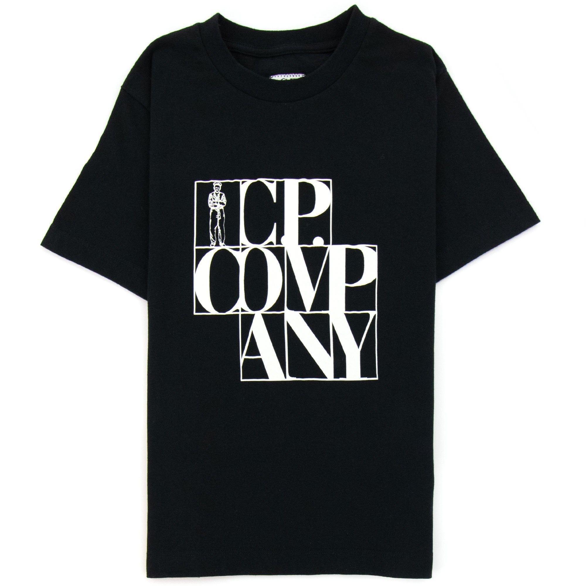 Cp Company Undersixteen Cp Block T-shirt Black