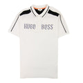 Hugo Boss Kids Logo Printed S/s Polo White