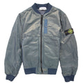 Stone Island Junior 40737 Iridescent Effect Bomber Jacket Green V2063