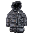 Moncler Junior Gelinotte Padded Zip Up Jacket Black 999